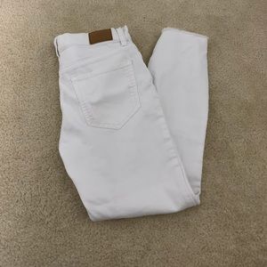 Aeropostale White High Waisted Cropped Jeggings
